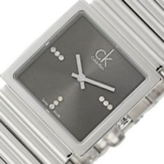   KLEIN Swiss Womens New Analog Square Watch Steel Bracelet K5623193