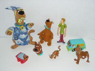SCOOBY DOO PVC TOY FIGURE MIXED 8 toys BURGER KING PLUSH MYSTERY 