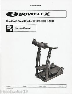 Bowflex TreadClimber 1000 3000 5000 *Service Manual*