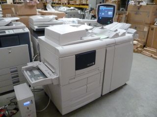 XEROX 4112 COPIER AND PRINTER WITH FINISHER & FIERY 110 PAGES PER 