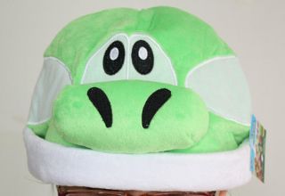 Super Mario Bros Green Yoshi Plush Costume Hat Cosplay Cap