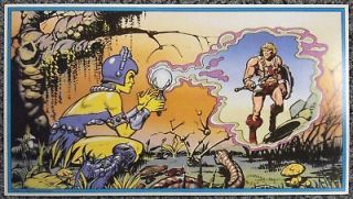 TOPPS MASTERS OF THE UNIVERSE PRINTERS UNCUT SHEET (B)