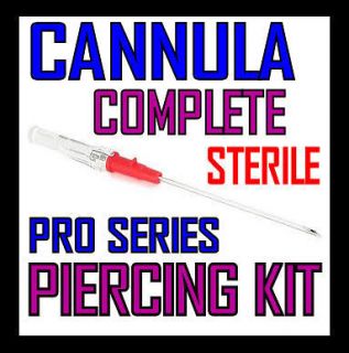 PRO STERILE Cannula Piercing Kit   Navel / BELLY BUTTON