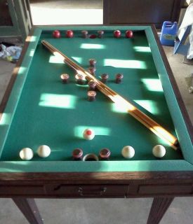 Quality Brunswick Slate top Town&Country bumper pool table