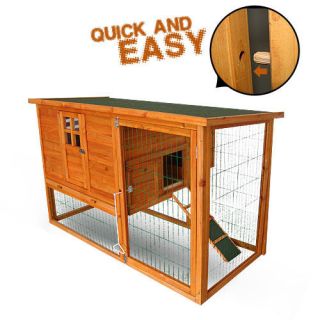   CHICKEN COOP NEST BOX POULTRY HEN HOUSE FEEDER RABBIT Poultry Cage