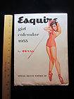 Vintage 1955 Esquire Girl pin up calendar envelope by Petty. pretty 
