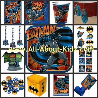 BATMAN Heroes & Villains Birthday PARTY SUPPLIES   Make Your Own Set