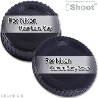 New Type DX FX Rear Lens Cap+Camera Body Cover f Nikon D4 D3 D3S D3X 