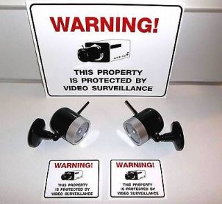   VIDEO CCTV SECURITY SURVEILLANCE CAMERAS+SYSTEM WARNING SIGNS+DECALS