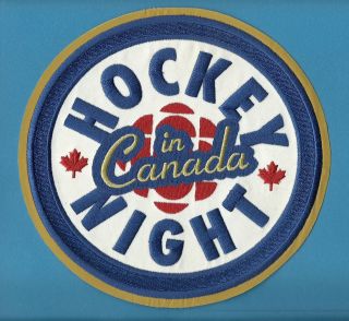 New Style Hockey Night In Canada NHL Jersey Iron On Patch Crest A