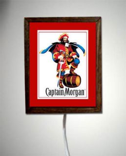 Captain Morgan Rum Pirate Bar Room Light Lighted Sign 2