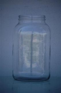 Case of (4) 1 Gallon Glass Jars With Metal Lids