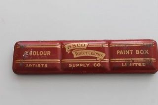   Artist Supply Co Rusty Red Metal Student Art Paint Box Hinge Canada