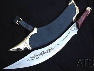 Lord of the Rings Elven Knife of Strider and Scabbard BRAND NEW