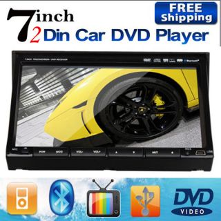 Din Touch Screen TV Car Stereo  CD DVD Player G8