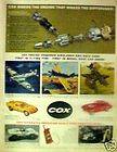 Cox Model Racing Slot Cars,Gas Powered Plane Toy AD