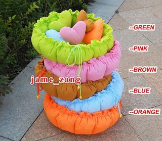 Pretty Dog Cat Bed House Sofa Kennel 5colors Sale+Pillow
