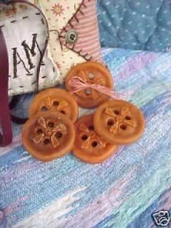 Primitive Button Food /Push/ Candy/Chocolate Mold 233 F