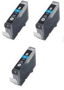 Cyan ink for Canon Pixma IP 5200R 6600D 6700D CLI 8