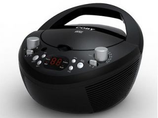New Coby MPCD281 Portable /CD Player with AM/FM Radio Stereo Tuner