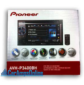   AVH P3400BH IN DASH TOUCHSCREEN DVD PLAYER BLUEOOTH RECEIVER CD
