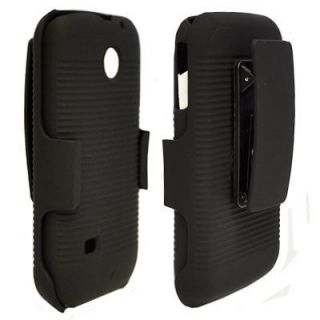   Skin Shell Holster Belt Clip Cover Case+Stand for Huawei Ascend 2 M865