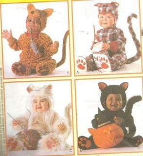 Childs Tom Arma Costume Pattern Cat Kitten Kitty McCalls 2986 1/2 1 2