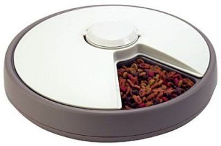Day Automatic Pet Dish Cat Food Feeder W/ Timer NEW New Fast 