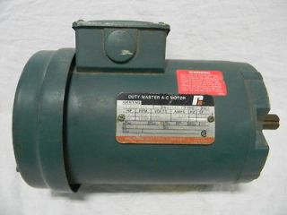 Reliance Duty Master A C 230 Volt 3 Phase Electric Motor 1.5 HP