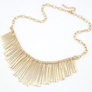   Fashion 1pcs Gold Plated Chain Womens Costume Necklace Jewelry FREE