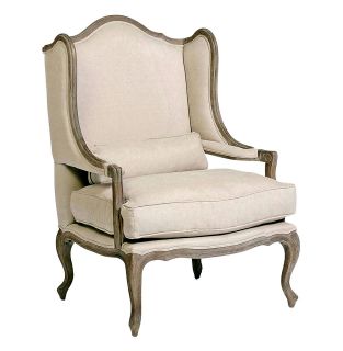 Julien Belgian Style Wingback French Provincial Arm Chair