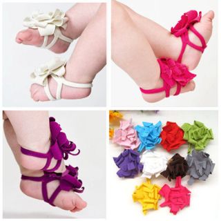 Barefoot Sock Sandals Shoes Girl Baby Infant Toddler   US Seller  Free 