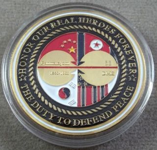 US Armed Forces Korean War Veteran Challenge Coin