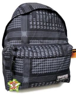 TRAPPER Retro Checkers Backpack Rucksack Bag School College A4 Skate 