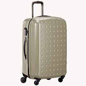  Pixelcube 26 Polycarbonate Upright Spinner Champagne Luggage 1173