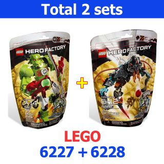 LEGO HERO Factory 6227 Breez and 6228 Thornraxx NEW Factory Sealed (2 