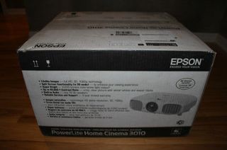 New Epson Home Cinema 3010 3D 1080P Projector w/ 2 Pair of 3D Glasses 