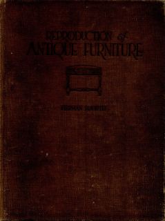 Vintage; Reproduction of Antique Furniture; Herman Hjorth; 1924 HC