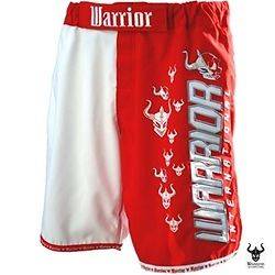 Brand New Warrior MMA Fight Shorts Red and White With Tags
