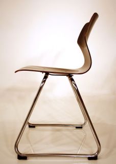 chair / chairs FLÖTOTTO bent wood 70s chaise a 70 sedia Stuhl 70er 