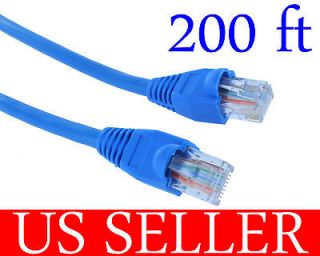 200ft Feet RJ45 CAT5E LAN Network Cable for Ethernet Router Switch 