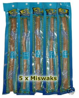 Miswak Sticks Natural Flavor AlKhair Brand 2012 Fresh Stock