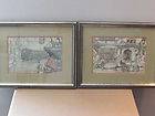 Set of 2 Anton Pieck Prints   Steam Trolley & The Toy Shop 