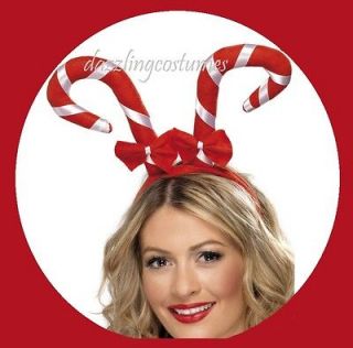 candy cane antlers costume accessory rudolph headband adult children 