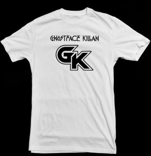 Ghostface Killah Logo 90s Rap Hip Hop Music White T Shirt