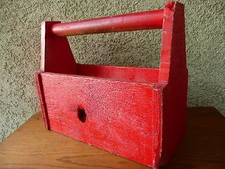   Tool Box Primitive Hand Made Wood Food & Drug Act 1906 Heinz Co