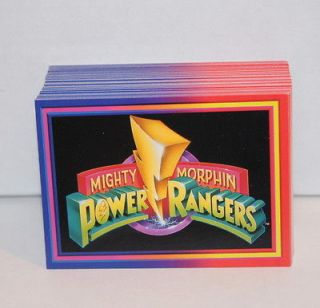 MIGHTY MORPHIN POWER RANGERS SERIES 1 (1994) Complete Trading Card Set 
