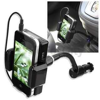 FM Transmitter Car Charger For Samsung Galaxy S 4G