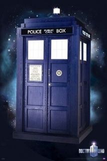 DOCTOR WHO   TV SHOW POSTER / PRINT (THE NEW TARDIS IN THE TIME VORTEX 