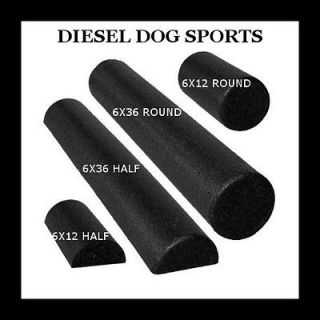 Newly listed High Density Foam Roller BLACK   24x6 Extra Firm for 